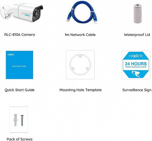 Reolink RLC-810A IP 8MP Bullet Camera Reolink RLC-810A IP 8MP Bullet Camera